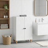 Bathroom Storage Cabinet ALKMAAR White 59.5 x 31 x 80 cm