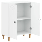 Bathroom Storage Cabinet ALKMAAR White 59.5 x 31 x 80 cm - Front View