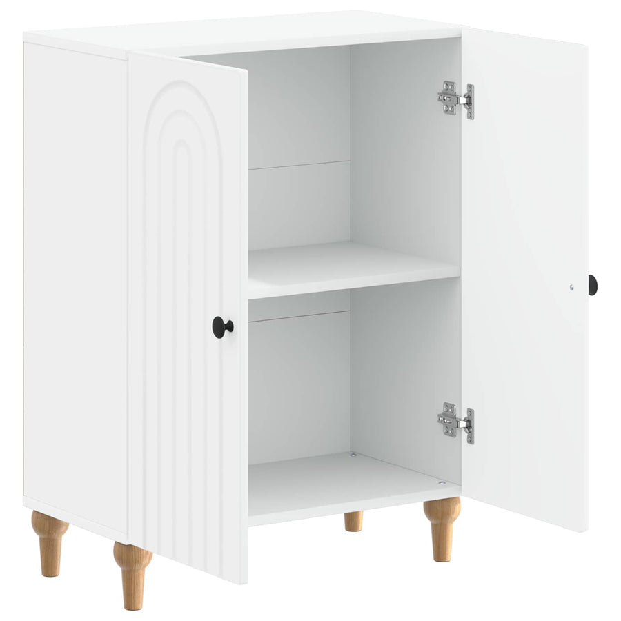 Bathroom Storage Cabinet ALKMAAR White 59.5 x 31 x 80 cm
