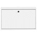 Wall-Mounted Shoe Cabinet ALKMAAR 71 x 17 x 43 cm White