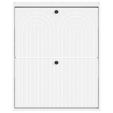 Wall-Mounted Shoe Cabinet ALKMAAR 71 x 17 x 86 cm White