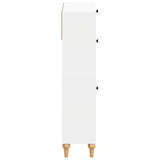 Shoe Cabinet ALKMAAR 78 x 24 x 103 cm Engineered Wood White - Top-Down View