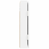 Dartboard Cabinet ALKMAAR White 52.5 x 10.5 x 53.5 cm - Top-Down View