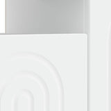 LED TV Cabinet White Engineered Wood