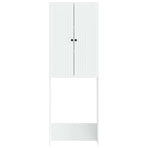 Toilet Cabinet ALKMAAR White 66 x 25.5 x 190 cm Engineered Wood