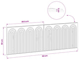 Wall-Mounted Headboard ALKMAAR Sonoma Oak Engineered Wood