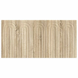 Wall-Mounted Headboard ALKMAAR Sonoma Oak Engineered Wood - Front View