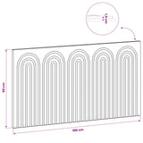 Wall-Mounted Headboard ALKMAAR Sonoma Oak Engineered Wood - Extra Image