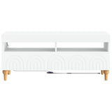 LED TV Cabinet White Engineered Wood