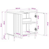 Bathroom Sink Cabinet ZWOLLE White 59.5 x 31.5 x 59 cm - Extra Image