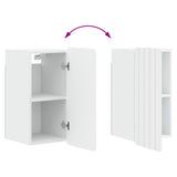 Bathroom Wall Cabinet ZWOLLE White 30 x 31 x 63 cm