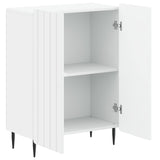Bathroom Storage Cabinet ZWOLLE White 59.5 x 31 x 79.5 cm - Front View
