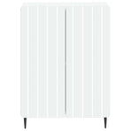 Bathroom Storage Cabinet ZWOLLE White 59.5 x 31 x 79.5 cm