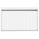 Wall-Mounted Shoe Cabinet ZWOLLE 71 x 17 x 43 cm White - Side View