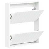 Wall-Mounted Shoe Cabinet ZWOLLE 71 x 17 x 86 cm White