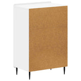 Shoe Cabinet ZWOLLE 59.5 x 39.5 x 91.5 cm Engineered Wood White - 45-Degree Angle