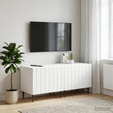 TV Cabinet White Engineered Wood