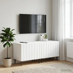 TV Cabinet White Engineered Wood