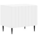 TV Cabinet White Engineered Wood - Top-Down View