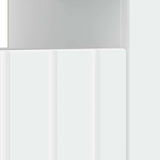 LED TV Cabinet White Engineered Wood