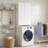 Toilet Cabinet ZWOLLE White 66 x 25.5 x 190 cm Engineered Wood