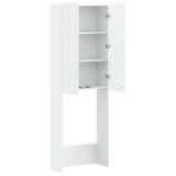 Toilet Cabinet ZWOLLE White 66 x 25.5 x 190 cm Engineered Wood
