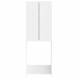 Toilet Cabinet ZWOLLE White 66 x 25.5 x 190 cm Engineered Wood - Side View