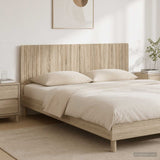 Wall-Mounted Headboard ZWOLLE Sonoma Oak Engineered Wood