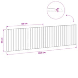 Wall-Mounted Headboard ZWOLLE Sonoma Oak Engineered Wood - Extra Image