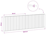 Wall-Mounted Headboard ZWOLLE Sonoma Oak Engineered Wood