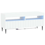 LED TV Cabinet ZWOLLE 100 x 35 x 43 cm White Engineered Wood
