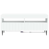 LED TV Cabinet White Engineered Wood