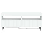 LED TV Cabinet ZWOLLE 100 x 35 x 43 cm White Engineered Wood