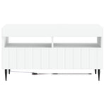 LED TV Cabinet ZWOLLE 81 x 35 x 43 cm White Engineered Wood