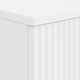 Bathroom Sink Cabinet ARNHEM White 59.5 x 31.5 x 59 cm - Close-Up Angle