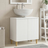 Bathroom Sink Cabinet ARNHEM White 59.5 x 31.5 x 59 cm
