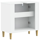Bathroom Sink Cabinet ARNHEM White 59.5 x 31.5 x 59 cm