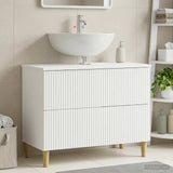 Bathroom Sink Cabinet ARNHEM White 82 x 41 x 59 cm