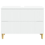 Bathroom Sink Cabinet ARNHEM White 82 x 41 x 59 cm