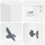 Bathroom Wall Cabinet ARNHEM White 30 x 31 x 59 cm