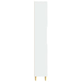 Bathroom Cabinet with Open Shelf ARNHEM White 30 x 31 x 190 cm