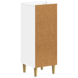Bathroom Storage Cabinet ARNHEM White 30 x 31 x 80 cm - 45-Degree Angle