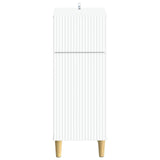 Bathroom Storage Cabinet ARNHEM White 30 x 31 x 80 cm - Side View