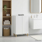 Bathroom Storage Cabinet ARNHEM White 59.5 x 31 x 80 cm