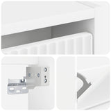 Wall-Mounted Shoe Cabinet ARNHEM 71 x 17 x 43 cm White