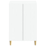Shoe Cabinet ARNHEM 59.5 x 39.5 x 90 cm Engineered Wood White - Side View