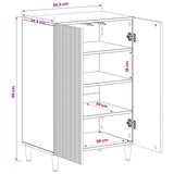 Shoe Cabinet ARNHEM 59.5 x 39.5 x 90 cm Engineered Wood White