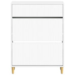 Shoe Cabinet ARNHEM 78 x 24 x 103 cm Engineered Wood White