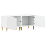TV Cabinet White Engineered Wood