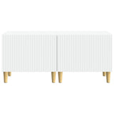 TV Cabinet White Engineered Wood